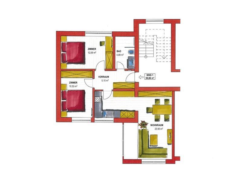 Appartementhaus „Hermannhaus“ 阿尔滕马克特蓬高 外观 照片