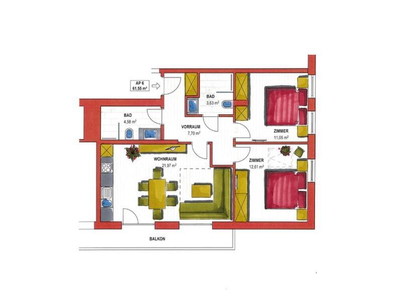 Appartementhaus „Hermannhaus“ 阿尔滕马克特蓬高 外观 照片